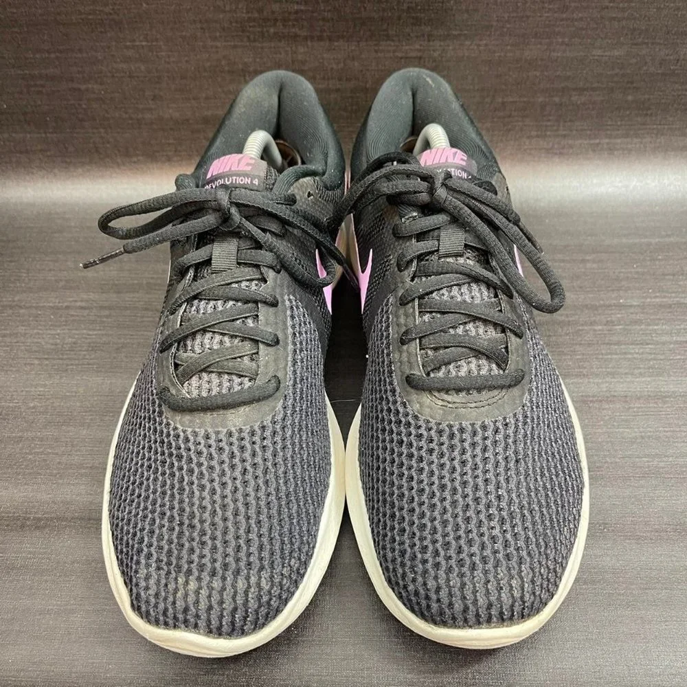Nike Revolution 4 Women's Size 10 Black Purple Running Athletic Shoes_7